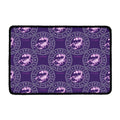 Purple Scorpio Zodiac Pattern Print Kitchen Mat