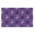 Purple Scorpio Zodiac Pattern Print Polyester Doormat