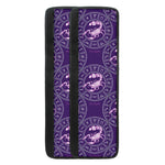 Purple Scorpio Zodiac Pattern Print Refrigerator Handle Covers