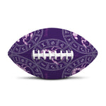 Purple Scorpio Zodiac Pattern Print Rugby Ball