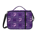 Purple Scorpio Zodiac Pattern Print Shoulder Strap Bible Bag