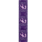 Purple Scorpio Zodiac Pattern Print Table Runner