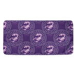 Purple Scorpio Zodiac Pattern Print Towel