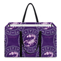 Purple Scorpio Zodiac Pattern Print Utility Tote Bag