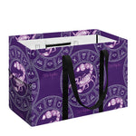 Purple Scorpio Zodiac Pattern Print Utility Tote Bag