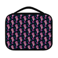 Purple Seahorse Pattern Print Classic Bible Case