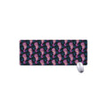 Purple Seahorse Pattern Print Extended Mouse Pad