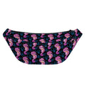 Purple Seahorse Pattern Print Fanny Pack