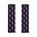 Purple Seahorse Pattern Print Handle Covers