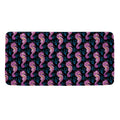 Purple Seahorse Pattern Print Towel