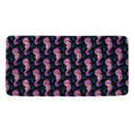 Purple Seahorse Pattern Print Towel