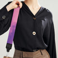 Purple Sky And Full Moon Print Bag Strap