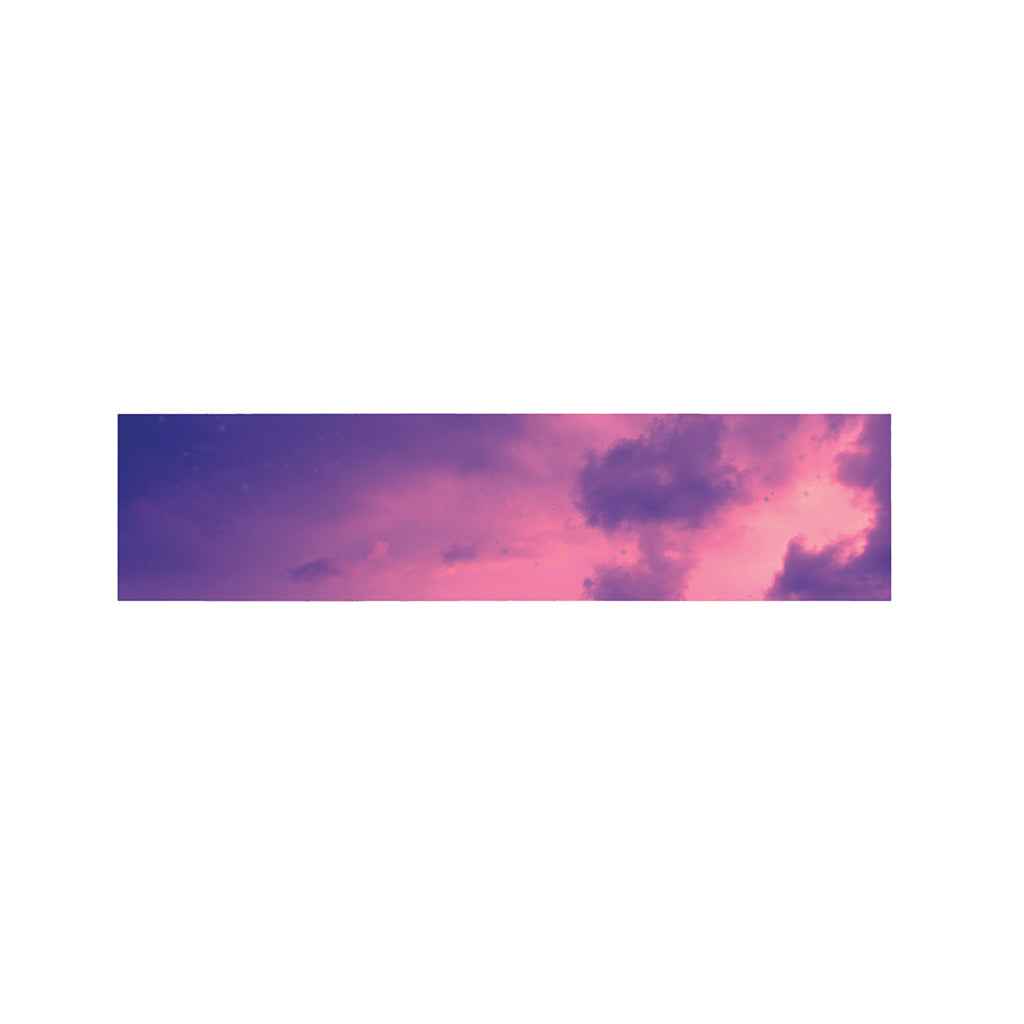 Purple Sky And Full Moon Print Bed Runner