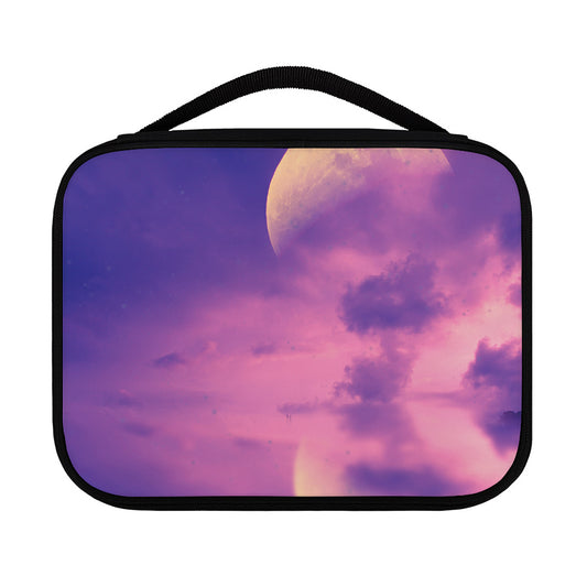 Purple Sky And Full Moon Print Classic Bible Case