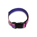 Purple Sky And Full Moon Print Dog Collar