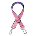 Purple Sky And Full Moon Print Dog Seat Belt