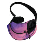 Purple Sky And Full Moon Print Pet Sling Carrier