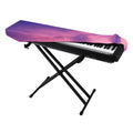 Purple Sky And Full Moon Print Piano Keyboard Cover