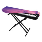 Purple Sky And Full Moon Print Piano Keyboard Cover