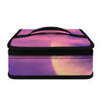 Purple Sky And Full Moon Print Small Lunch Bag