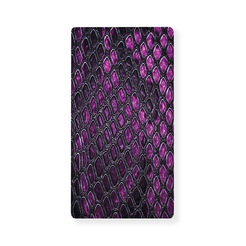 Purple Snakeskin Print Baby Crib Sheet