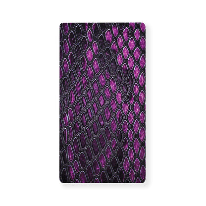Purple Snakeskin Print Baby Crib Sheet
