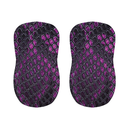 Purple Snakeskin Print Bar Stool Covers