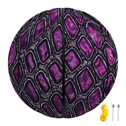 Purple Snakeskin Print Basketball