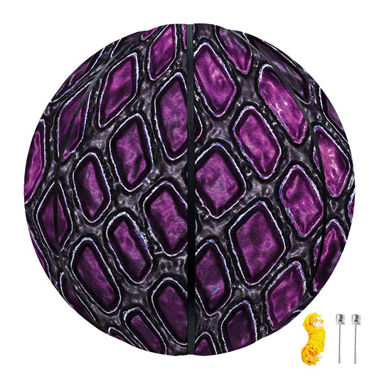 Purple Snakeskin Print Basketball