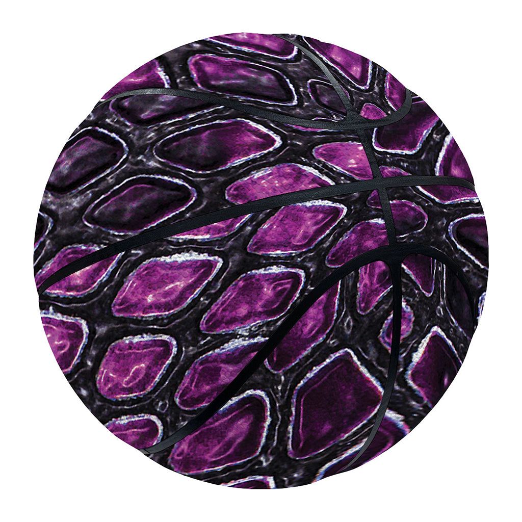 Purple Snakeskin Print Basketball