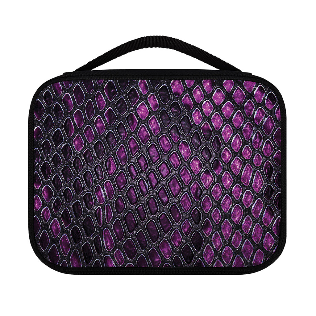 Purple Snakeskin Print Classic Bible Case
