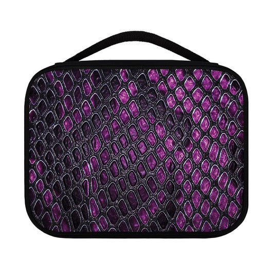 Purple Snakeskin Print Classic Bible Case