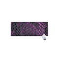 Purple Snakeskin Print Extended Mouse Pad