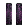 Purple Snakeskin Print Handle Covers
