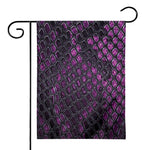 Purple Snakeskin Print House Flag