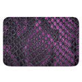 Purple Snakeskin Print Indoor Door Mat