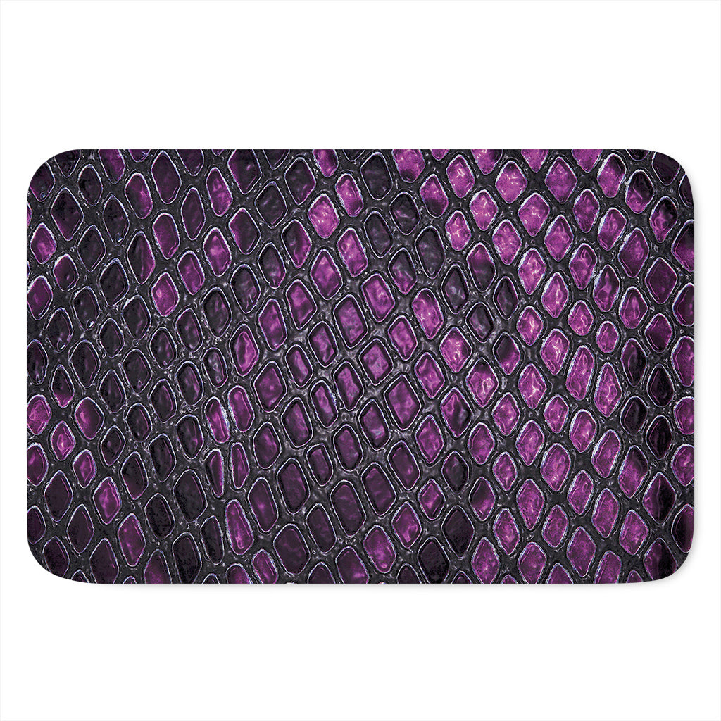 Purple Snakeskin Print Indoor Door Mat