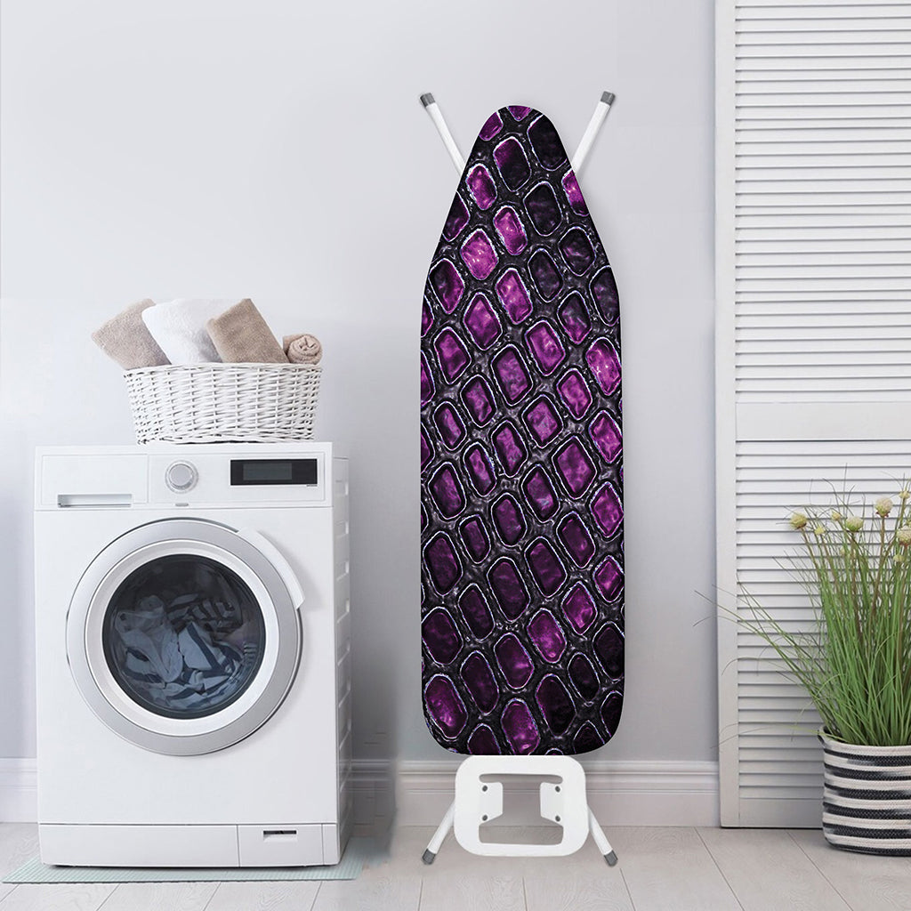 Purple Snakeskin Print Ironing Board Cover