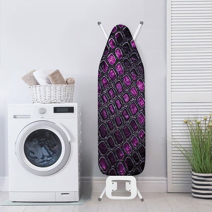 Purple Snakeskin Print Ironing Board Cover