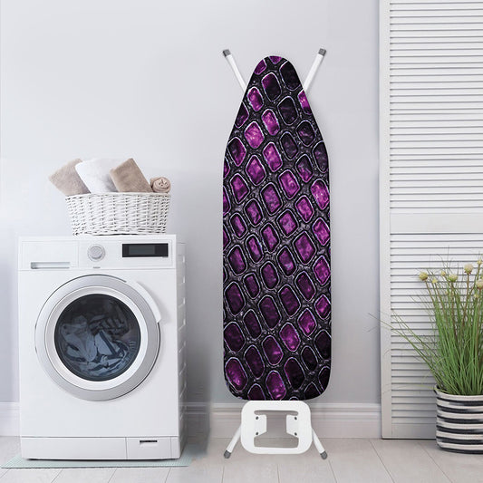 Purple Snakeskin Print Ironing Board Cover