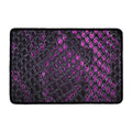 Purple Snakeskin Print Kitchen Mat