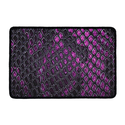 Purple Snakeskin Print Kitchen Mat