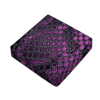 Purple Snakeskin Print Outdoor Seat Cushion Cover