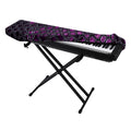 Purple Snakeskin Print Piano Keyboard Cover