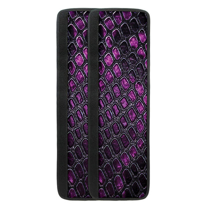 Purple Snakeskin Print Refrigerator Handle Covers