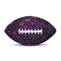 Purple Snakeskin Print Rugby Ball