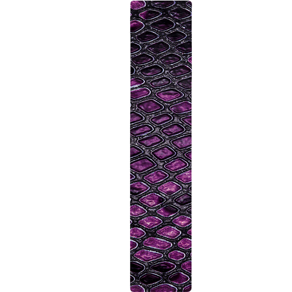 Purple Snakeskin Print Table Runner
