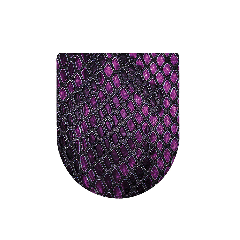 Purple Snakeskin Print Toilet Lid Cover
