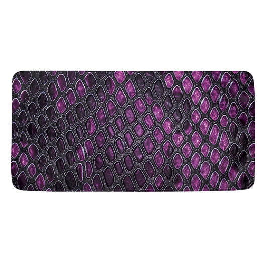Purple Snakeskin Print Towel