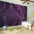 Purple Snakeskin Print Wall Sticker